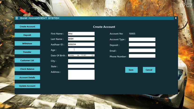 Bank Management System